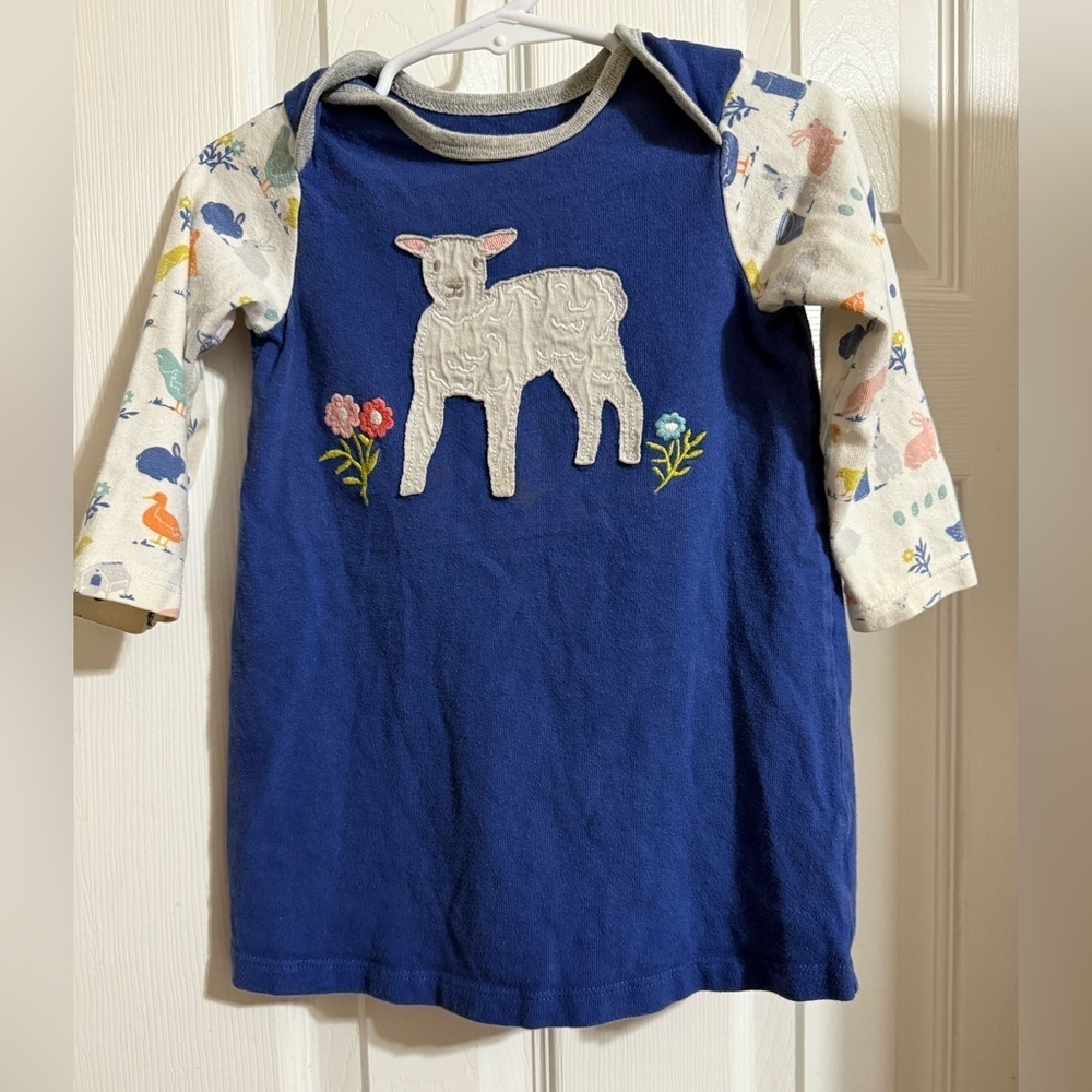 Baby Boden Spring Lamb Dress